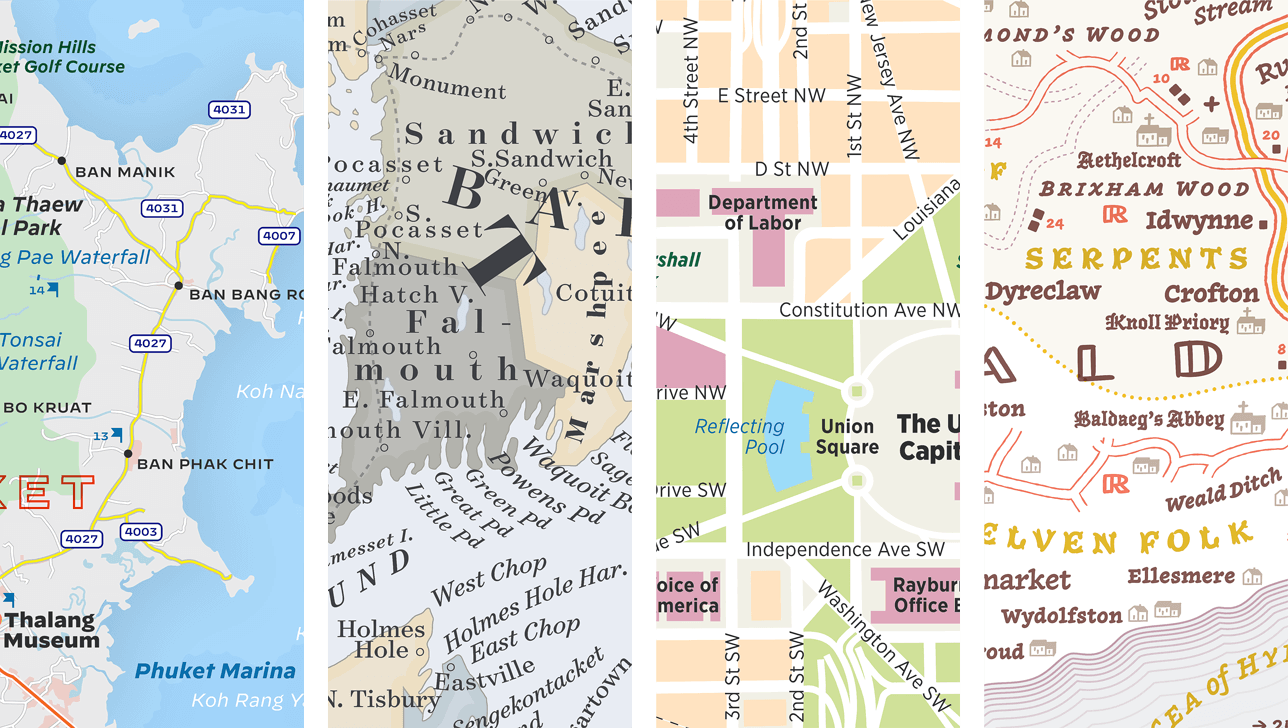 Fonts for Cartography samples